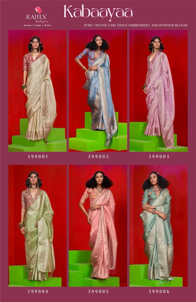 Kabaayaa By Rajtex Zari Tissue Handloom Silk Saree Exporters In India